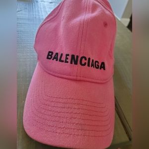 Pink Balenciaga Hat